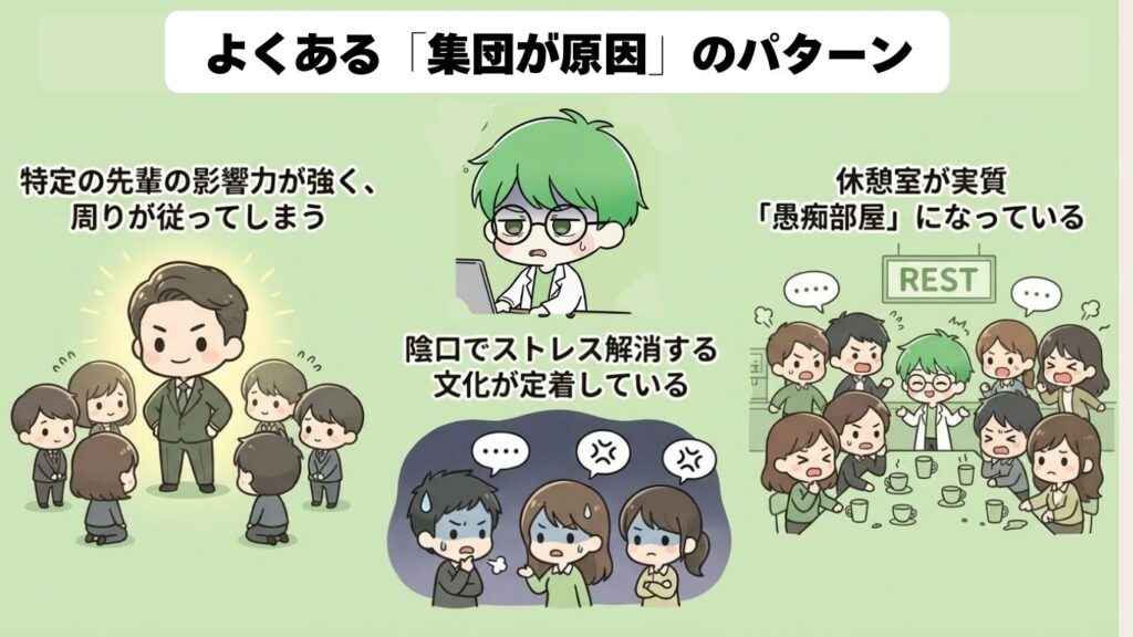 薬局 薬剤師 人間関係 悩み 原因 集団 組織 写真