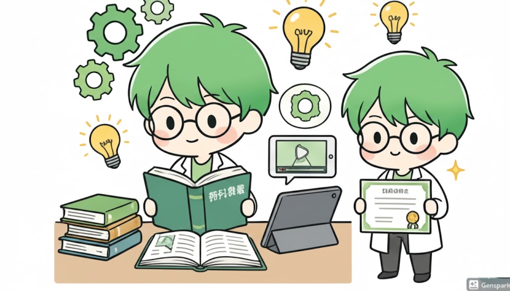 薬剤師　仕事　楽しくない　対処法　自己研鑽　写真