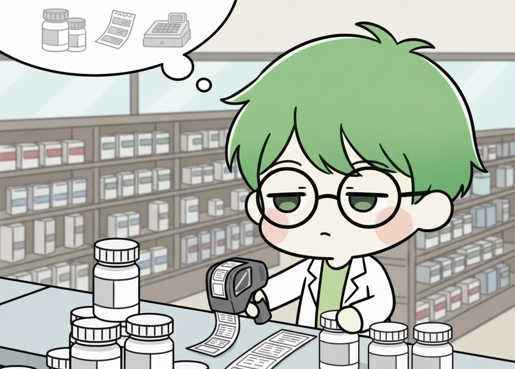 薬剤師　仕事　楽しくない　理由　単純作業　写真