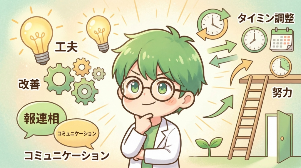 薬剤師　人間関係　判断　努力　工夫　写真