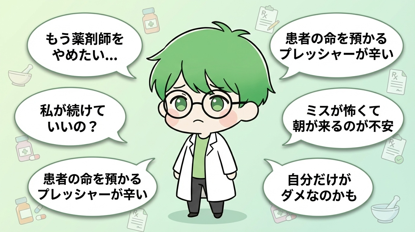 「調剤ミスで辞めたい」と思った時に読みたい記事｜私が薬局薬剤師を続けられている理由