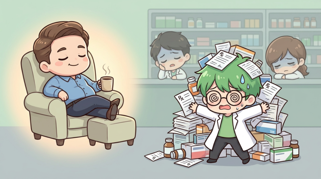 管理薬剤師 やばい タイプ 仕事しない 写真