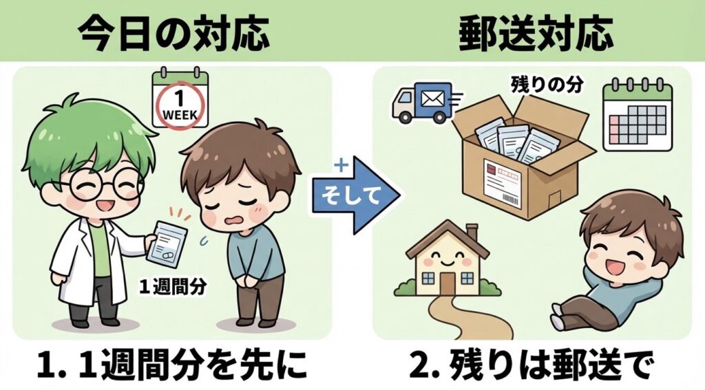 一人薬剤師 一包化 来た時 先にわたす 写真