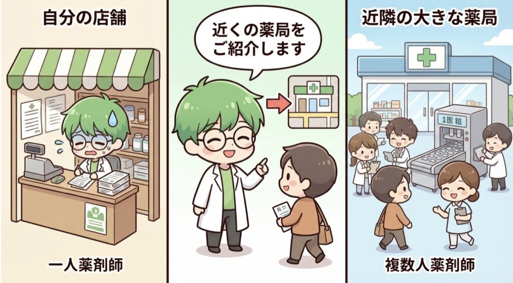 一人薬剤師 一包化 来た時 紹介 写真