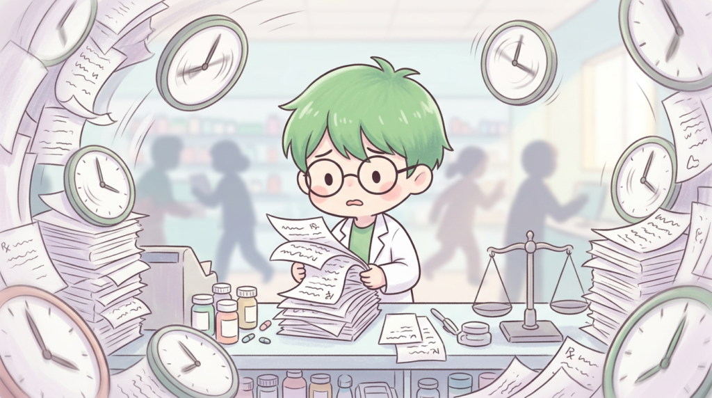 薬剤師　会社の問題　イメージ　画像