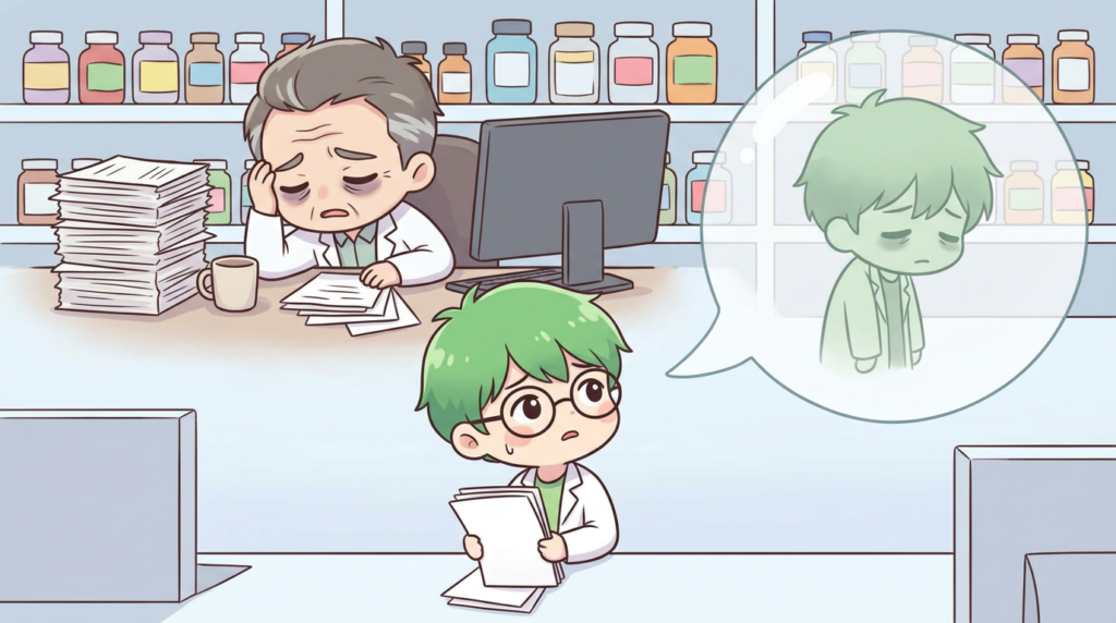 薬剤師　会社の問題　見切り　将来　画像