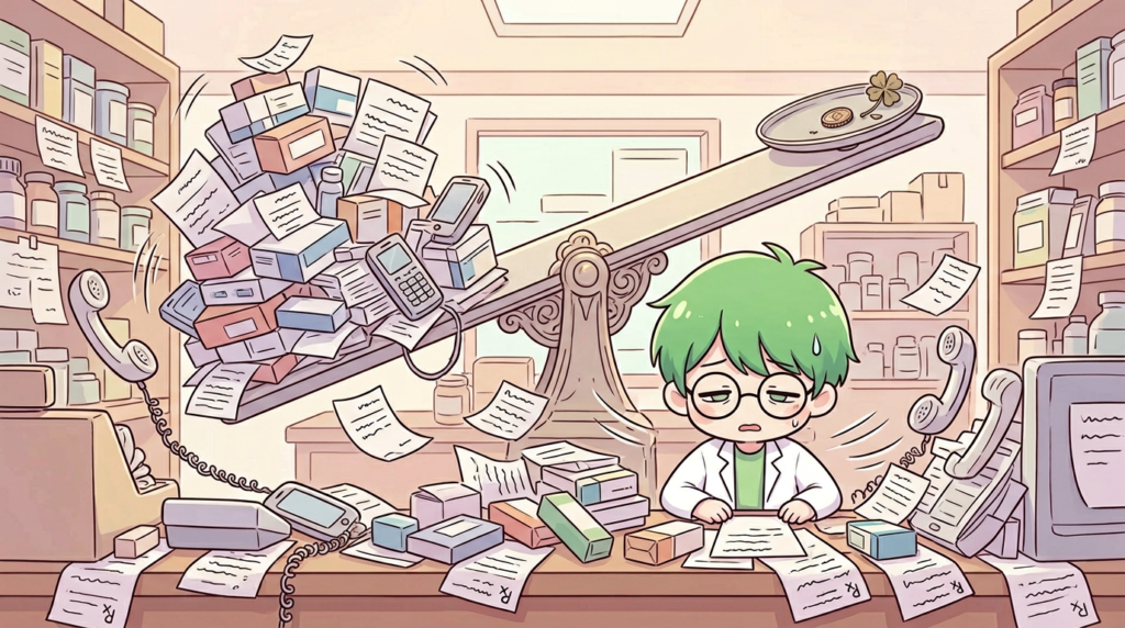 薬剤師　会社の問題　見切り　報酬　画像