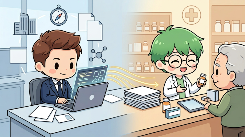 薬剤師　会社の問題　見切り　エージェント　画像