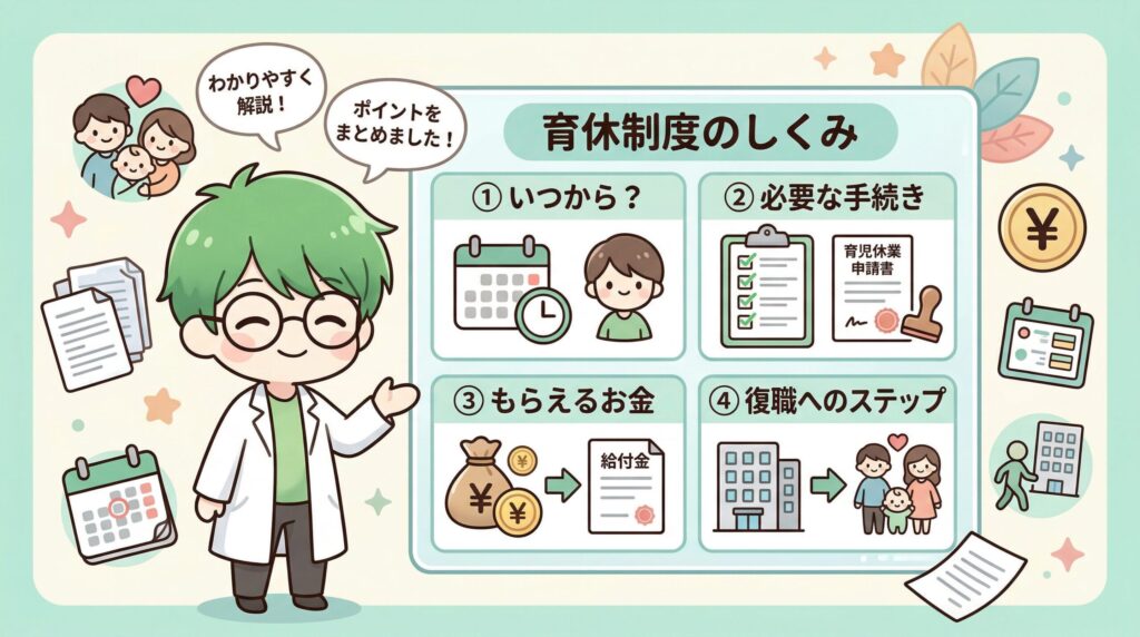 育休　男性薬剤師　仕組み　写真