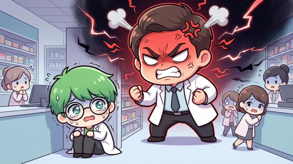 管理薬剤師 やばい タイプ 感情的 写真