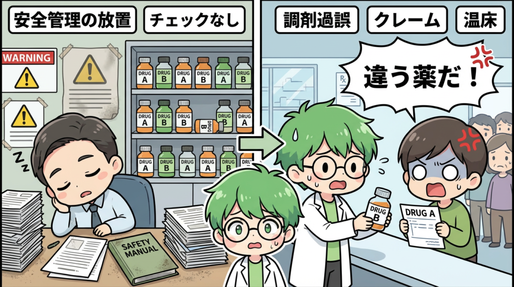管理薬剤師 やばい 安全管理 写真