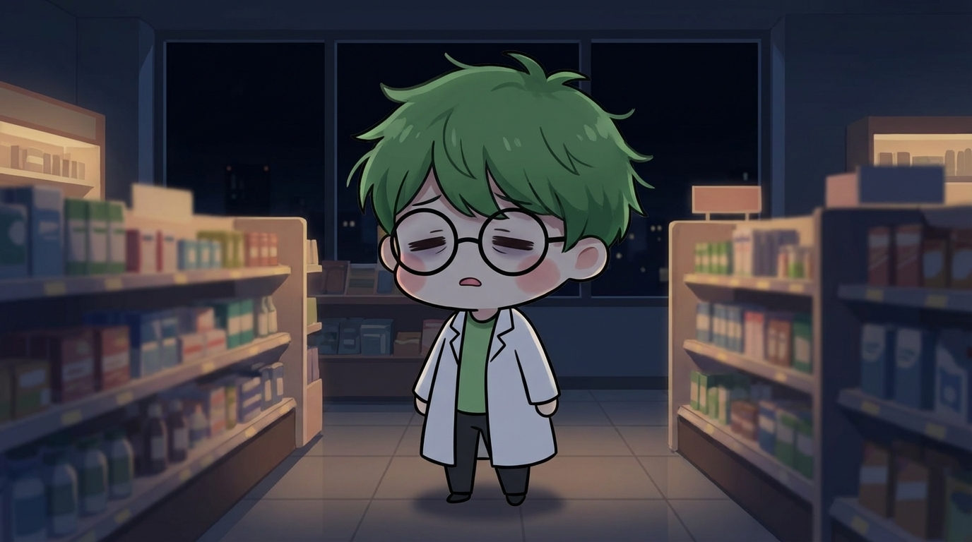 薬剤師　夜勤　イメージ　写真