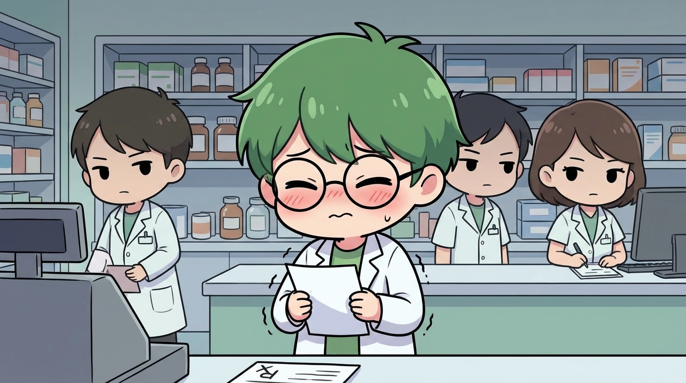 薬剤師　気まずい　きっかけ　調剤ミス　写真