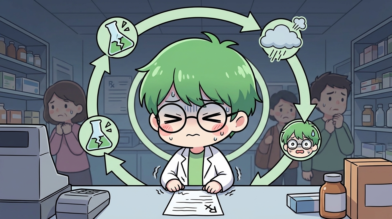 薬剤師　気まずい　デメリット　プレッシャー　写真