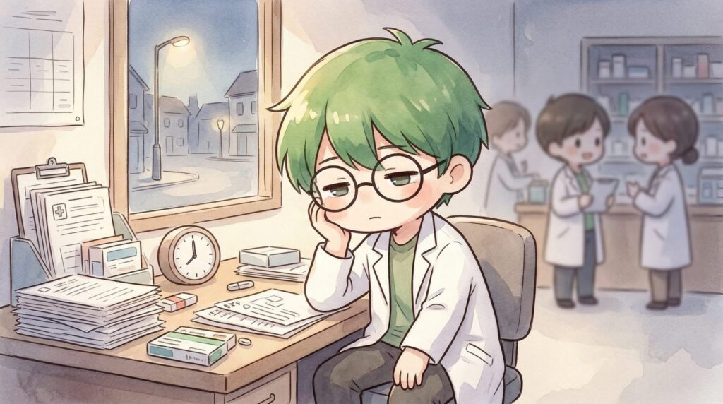 薬剤師　異動　限界　画像