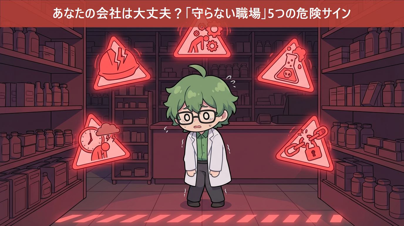 あなたの会社は大丈夫？「守らない職場」5つの危険サイン