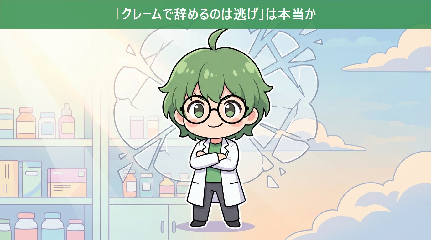 「クレームで辞めるのは逃げ」は本当か