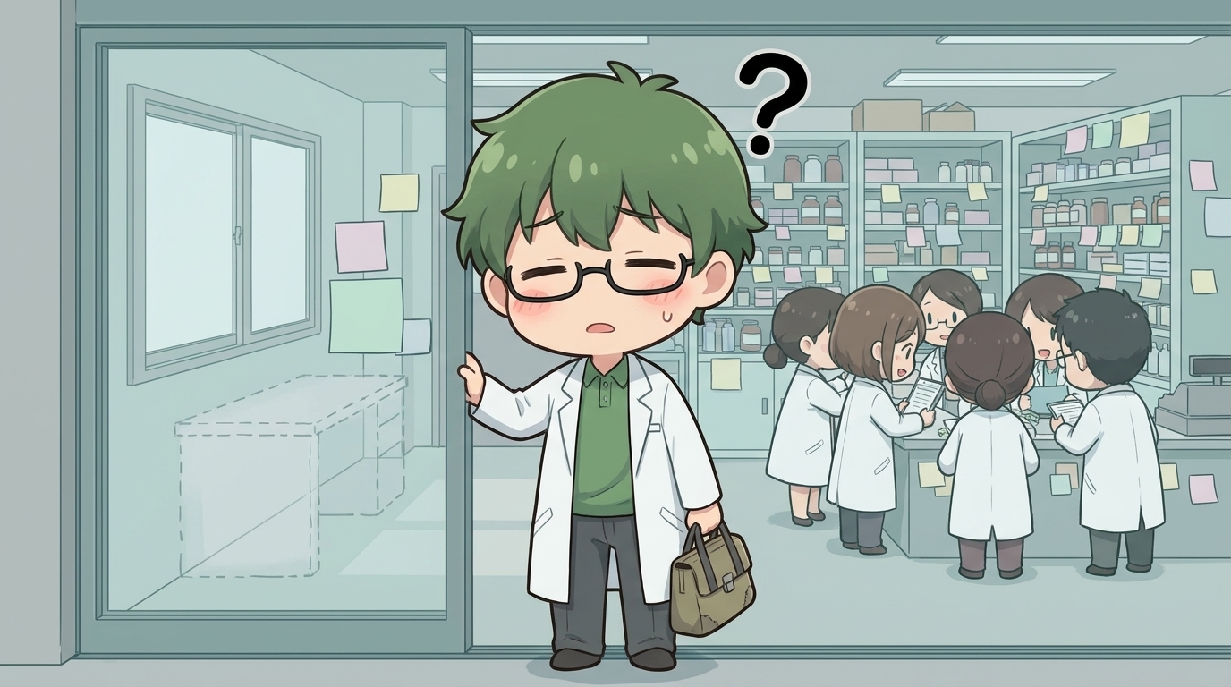 応援続きで自分の店舗の状況がわからなくなる薬剤師