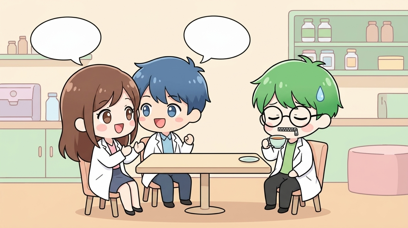 転職の話題を一切ふらない・乗らない薬剤師