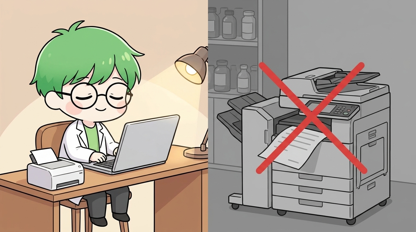 履歴書の作成・印刷を職場で絶対にしない