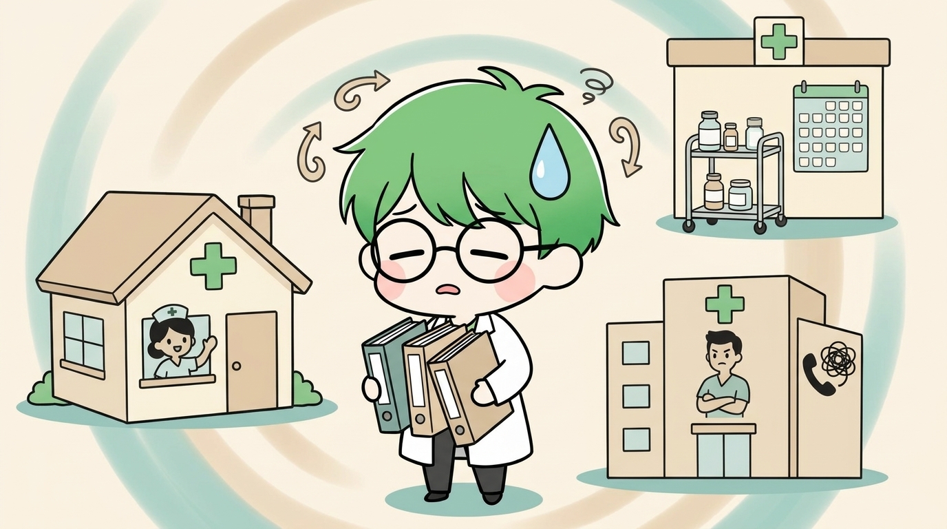 施設ごとのルールと相性に振り回される薬剤師