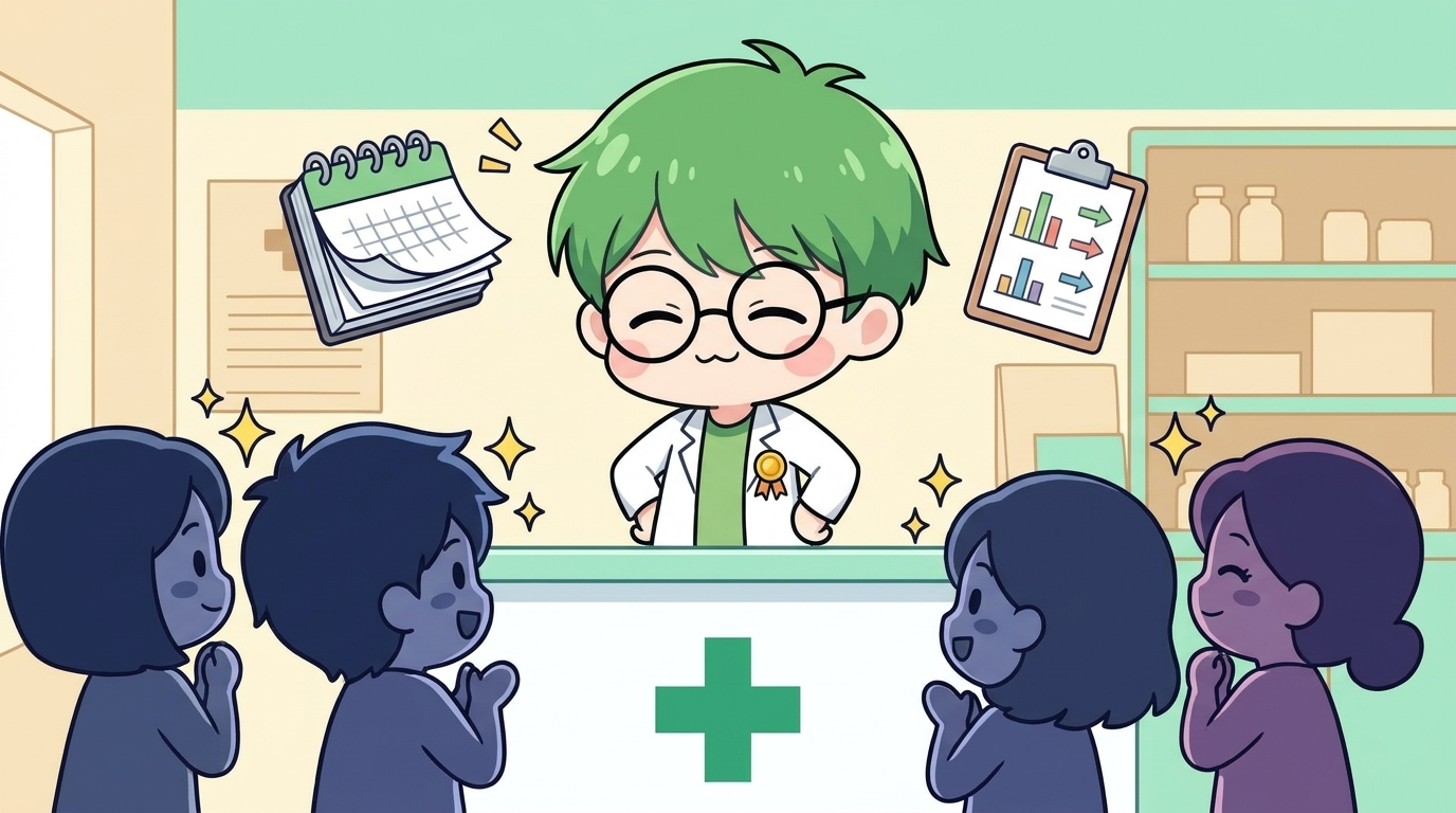 病院から薬局へ移った薬剤師のほとんどがそのまま続いて戦力になっている