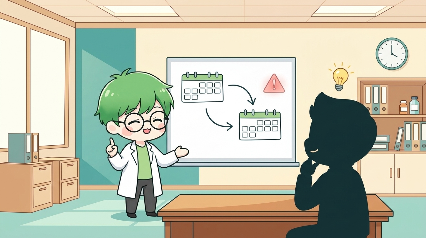 シフトの組まれ方の希望を具体的に上司へ伝える薬剤師